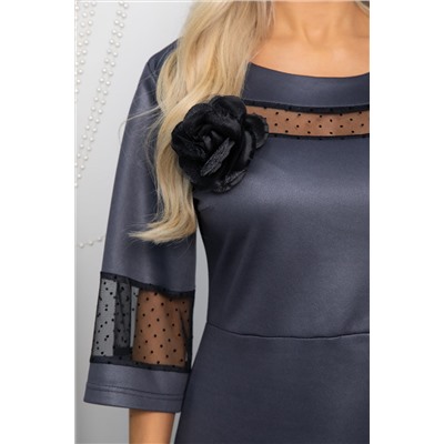 Платье вечернее Волшебный образ (графит) П14628-18М