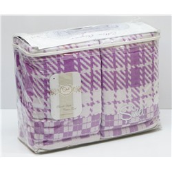 Велюровые Банные Полотенца 70x140 см. 6 шт/уп. Лиловый Wonderful Ekose - Sikel