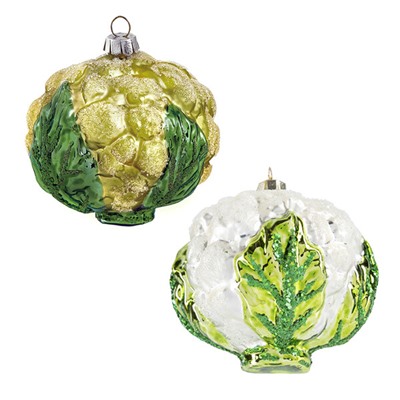 Цветная капуста, асс. из 2-х (стекло) 7,5х7,5х9 см