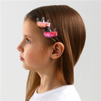 Заколки для волос Princess, шейкер, 2 шт.