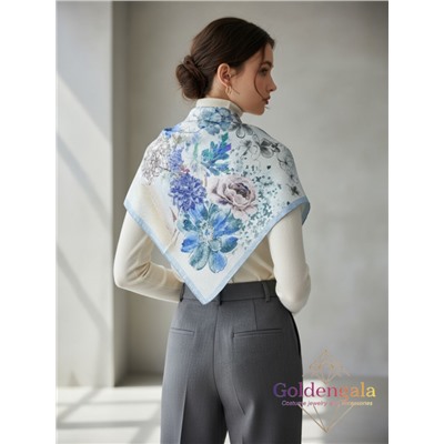 Платок из натурального шелка "Нежность прикосновения" Арт В1057/02