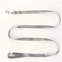 Комплект амуниции с мягкой шлейкой, М, поводок 120×1 см, ОШ 28-48 см, ОГ 32-52 см, серый