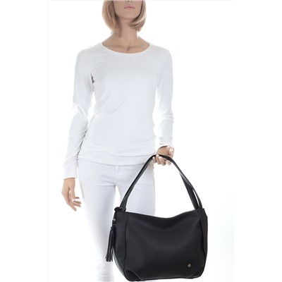 Женская сумка экокожа Richet 2739-08-08 Черный microfiber