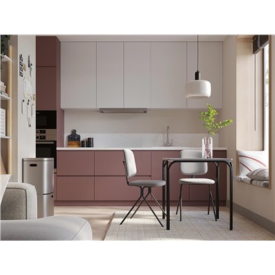 Ваза Muse, 25 см, нежно-розовая