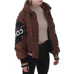 705 BROWN Куртка демисезонная женская (100 гр. синтепон)