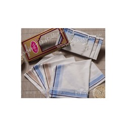 Мужские Носовые Платки 12 шт./уп. 46x46 см. LUKS Sari Kutulu - Gozde