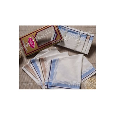 Мужские Носовые Платки 12 шт./уп. 46x46 см. LUKS Sari Kutulu - Gozde