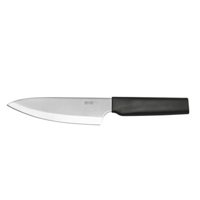 STJÄRNSTÖR Kochmesser, Edelstahl/dunkelgrau, 16 cm