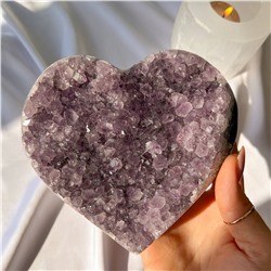 Радуга Самоцветов Друза "сердце" из Аметиста