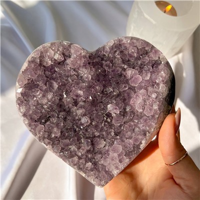 Радуга Самоцветов Друза "сердце" из Аметиста