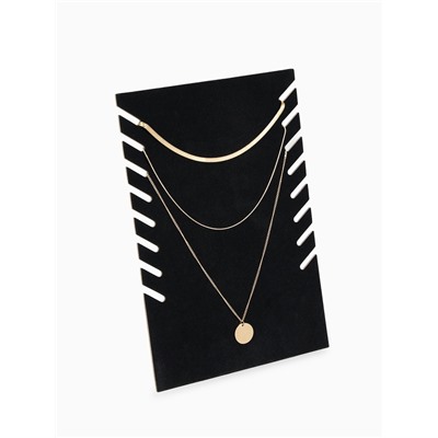 Подставка под кулоны, цепи QF, 19×9.5×28 см, чёрная