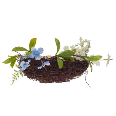 GAEM Изделие декоративное "Гнездо пасхальное", L16 W16 H6 см, 3в.