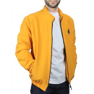 EM25057-1 YELLOW Куртка-бомбер мужская демисезонная (100 гр. синтепон)