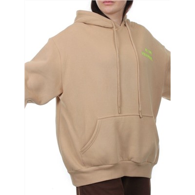2620 BEIGE Толстовка женская (85% хлопок, 10% полиэстер, 5% спандекс)