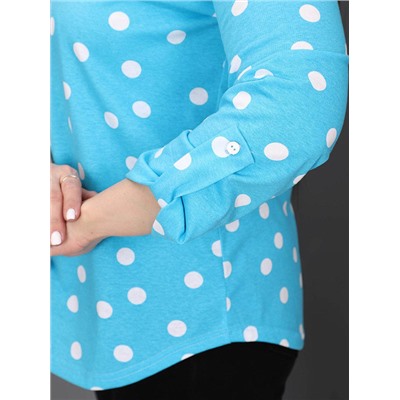 Рубашка Делина голубой ИвК