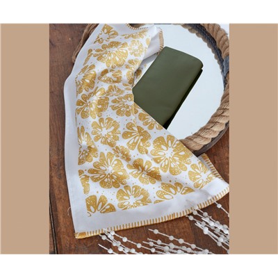 Махровые Кухонные Полотенца с Вышивкой 45x65 см 2 шт/уп Navalin Çay Havlusu 45x65cm - EcoCotton