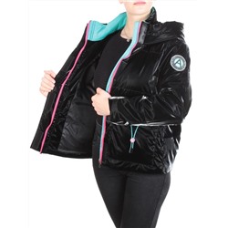 D003 BLACK Куртка демисезонная женская (100 гр. синтепон)