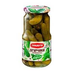 Огурчики маринованные Пиканта 3-6 см (корнишоны)460 г 1/6