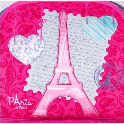 Ранец Berlingo Comfy "Girl in Paris" 35,5*32*17см, 1 отделение, 3 кармана, анатомическая спинка
