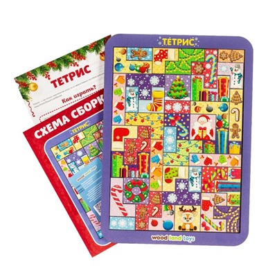 Тетрис WoodLand Toys «Новогоднее волшебство»