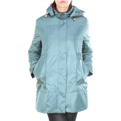 22-309 GREY-GREEN Куртка демисезонная женская AKiDSEFRS (100 гр. синтепон)