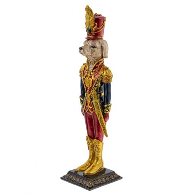 GAEM Фигурка декоративная "Солдатик-собака", L11 W11 H41,5 см