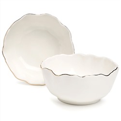 НАБОР САЛАТНИКОВ LEFARD "CHARM" 2 ШТ. 12,5*5,5 СМ 350 МЛ (С ЗОЛОТОЙ ЛИНИЕЙ)