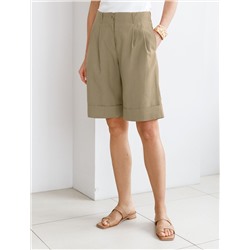 Шорты-бермуды из плотного лиоцелла