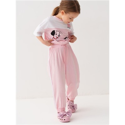 Комплект для девочки: футболка, брюки