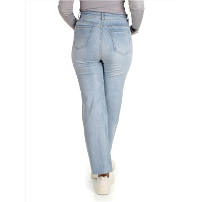 10106 BLUE Джинсы короткие женские AMG JEANS