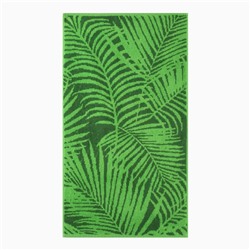 Полотенце махровое Tropical color, 50х90см, цвет зеленый, 360гр/м, хлопок