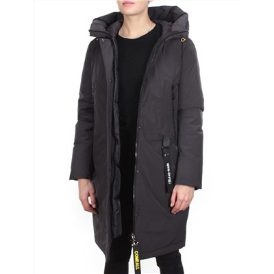 YR-961 DARK GRAY Пальто зимнее женское АЛИСА (200 гр. холлофайбера)