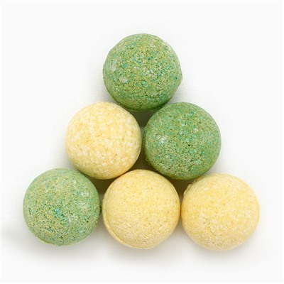 Бомбочки для ванны новогодние «Дед Мороз», 6×20 г, Чистое счастье