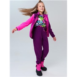 Комплект для девочки: куртка и брюки флисовые