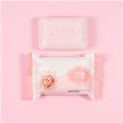 Jigott Мыло-скраб для лица и тела с экстрактом розы / Rose Scrub Soap, 150 г