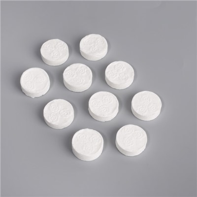 Набор косметических масок для лица, в таблетках, 10 шт., белый