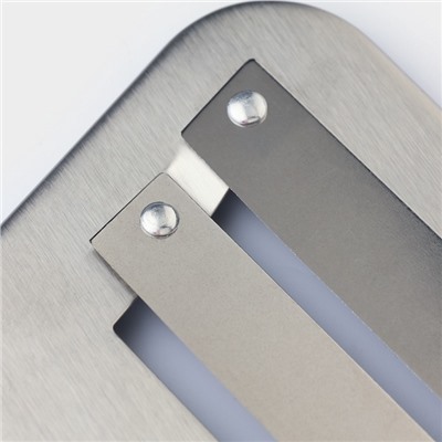 Шинковка Доляна, 30 см, нержавеющая сталь, красная