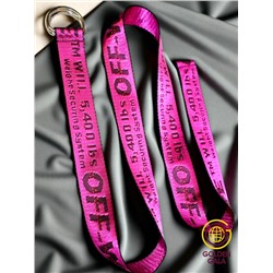 Ремень унисекс OFF-WHITE 3,5х135 см Р9 тип 6