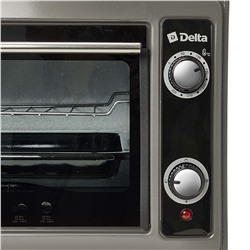 Духовка электрическая 1300 Вт 37 л DELTA D-0122 серая