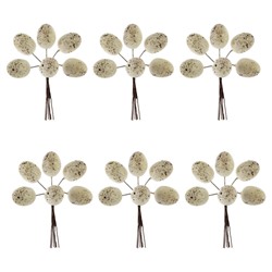 GAEM Набор из 6-ти изделий декоративных "Яйца пасхальные", L17 W3,5 H18/10 см