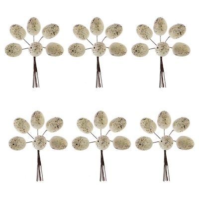 GAEM Набор из 6-ти изделий декоративных "Яйца пасхальные", L17 W3,5 H18/10 см