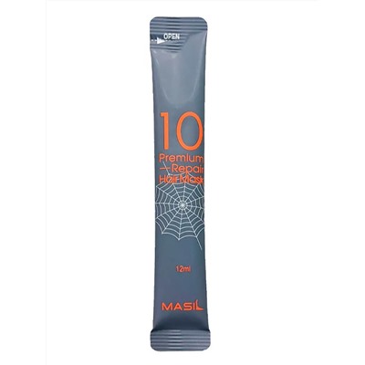MASIL Маска для волос восстанавливающая / 10 Premium Repair Hair Mask Masil, 10 шт. x 12 мл