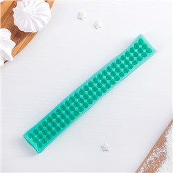 Молд для заливки Доляна «Жемчуг», силикон, 17.5×4 см, розовый