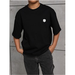 Футболка "Кубик" черный Мальчик