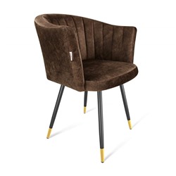 Стул SHT-ST42-1/S95-1
                        кофейный трюфель / черный муар / золото