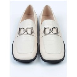 03-DP93-3 LT. BEIGE Лоферы женские (натуральная кожа)
