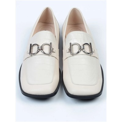 03-DP93-3 LT. BEIGE Лоферы женские (натуральная кожа)