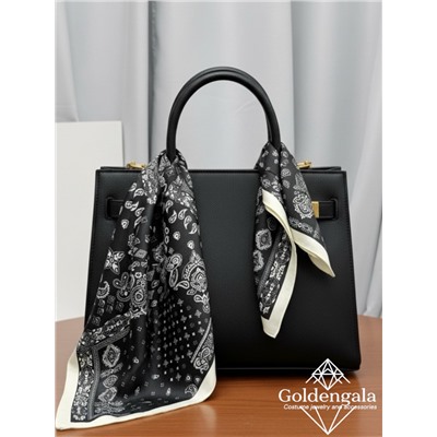 Косынка шелковая с принтом Арт 25183/006