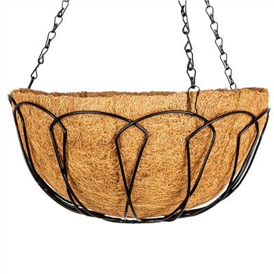 Подвесное кашпо, 30 см, с кокосовой корзиной Palisad
