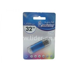 USB Flash  32GB SmartBuy V-Cut синий